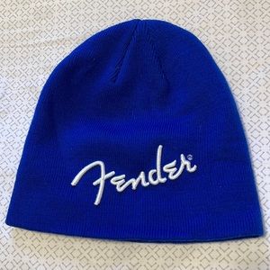 Blue Fender Beanie